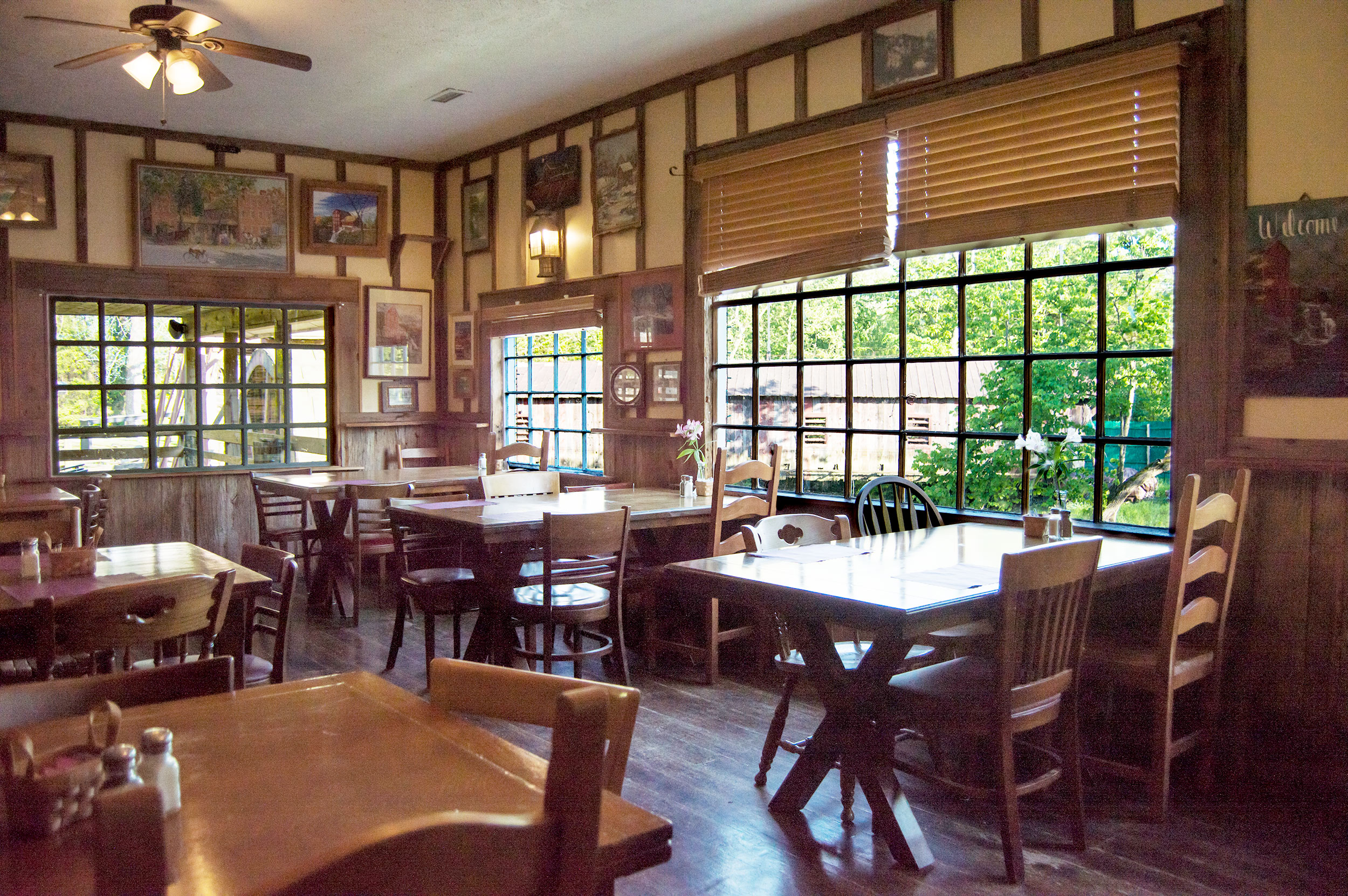 country restaurant interior