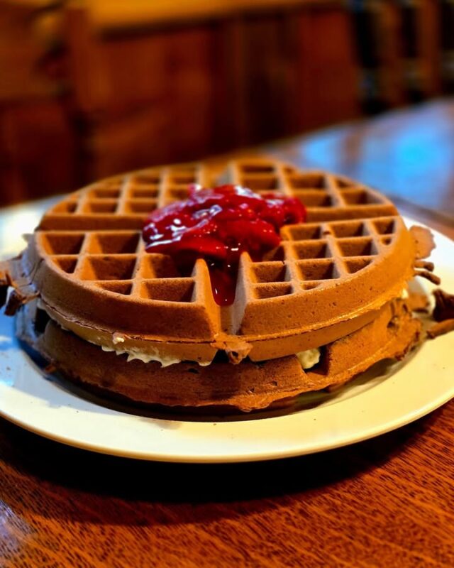 ✨ NEW WAFFLE ALERT! ✨

Our latest limited-time creation is here... Chocolate Waffles stuffed with a rich cream cheese filling and topped with sweet strawberry topping! 🍓🧇🍫

We've been having so much fun creating new waffle flavors, and now it's your turn! 👨‍🍳
What flavor should we try next? 
Drop your dream waffle flavor in the comments! 👇

Whether it's a classic favorite or a wild creation, we want to hear your ideas. Who knows... your suggestion might just become our next limited-time special! 🧇✨

cliftonmill.com